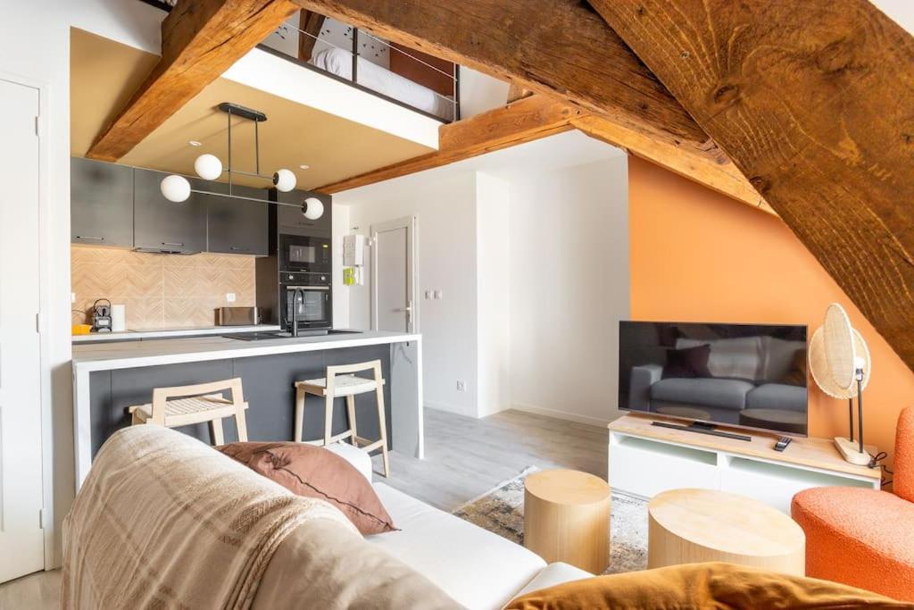 Апартаменты Le Cosy - Loft Sublime Plein Centre De Дуэ Экстерьер фото